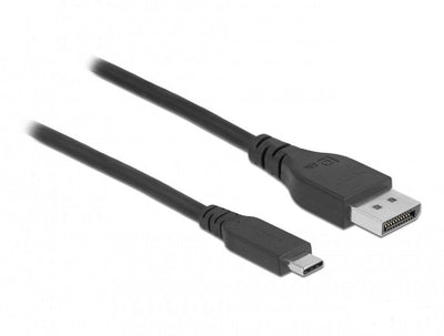 Delock Cable Bidireccional USB Type-c a DisplayPort 8K 60 HZ 0,5M — image 1