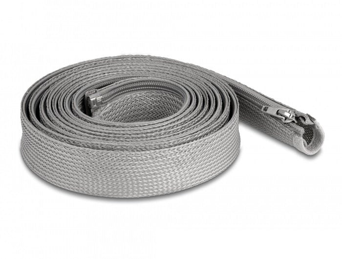 Delock Manga Trenzada With Zip Resistant Calor 3M X 30MM Grey