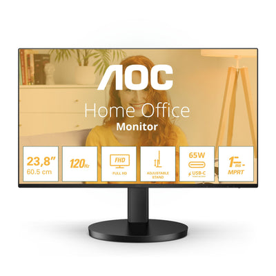 AOC Monitor 68,6CM 27 27B3CF2 16:09 HDMI + USB-C IPS Lift Black Retail — image 1