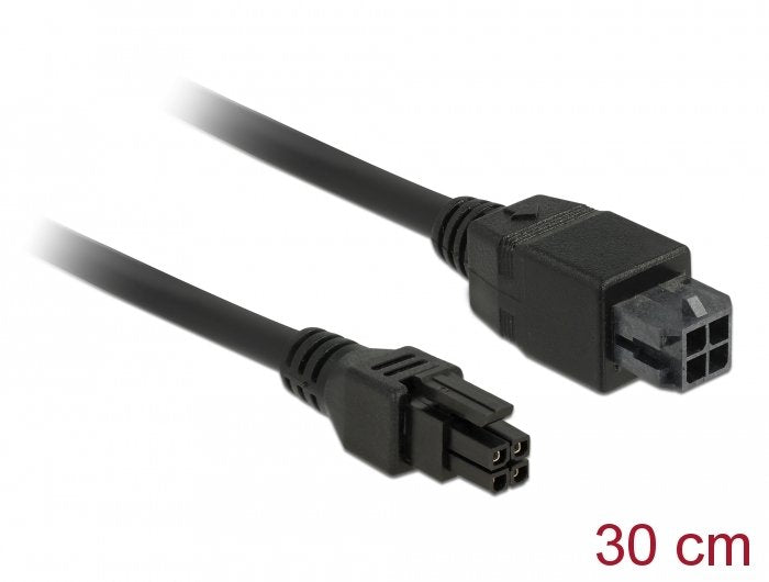 Delock Micro Fit 3.0 Cable Extensión 4 Pines Male Female 30CM