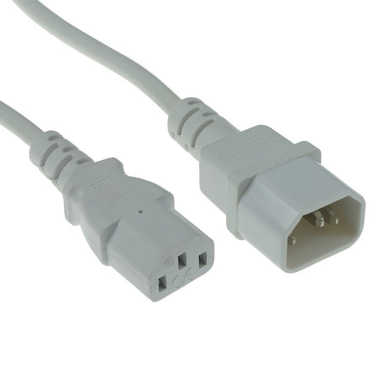 Powercord C13 - C14 White 5M