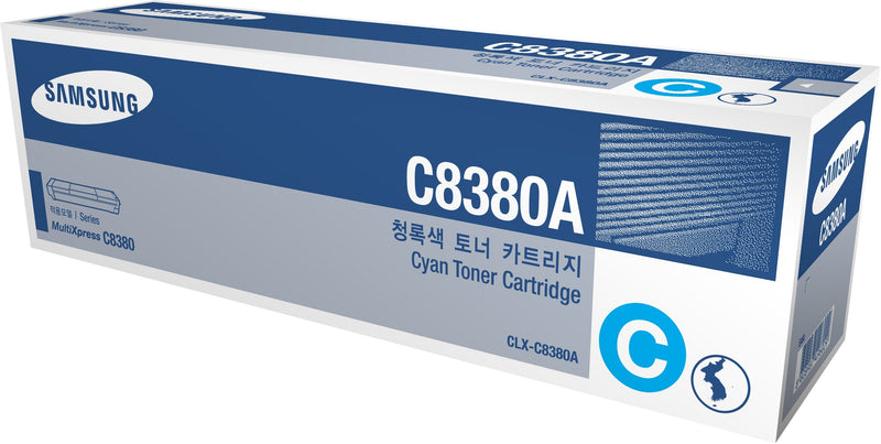 Genuine Toner Samsung Laser - CLX-C8380A/Els - Cyan 15.000 Paginas Clx-/8380ND