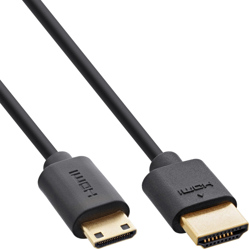 Inline Cable Slim Ultra High Speed HDMI Am/Cm (mini) 8K4K Black 1M