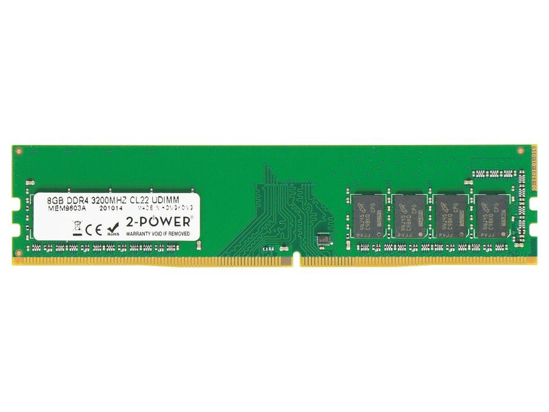 2-POWER Memory DDR4 8GB 3200MHZ CL22 DIMM MEM9603A