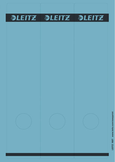 Leitz 1687 Labels Ring Binder 8CM Anchura Lomo 61,5 X 285,0MM — image 1