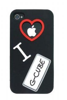 Case Design G-cube Silicone Black Iphone 4/4S