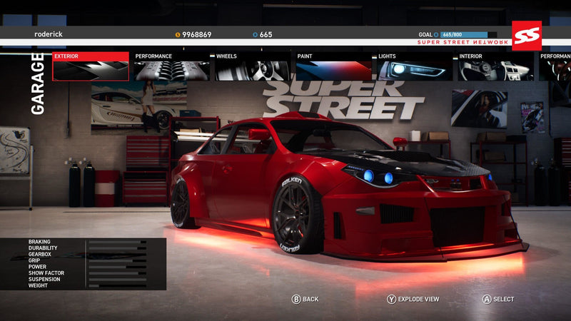 Set Super Street - The Game Playstation 4