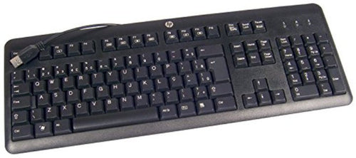 HP 672647-043 Keyboard USB Qwertz German Black — image 1
