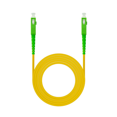 Nanocable Cable Fibre Sc/Apc-sc/Apc Monomodo Lszh 1M - Yellow — image 1
