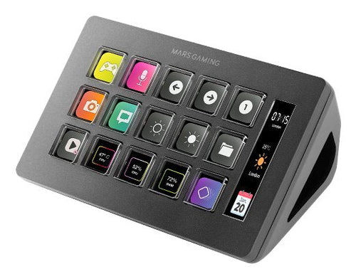 Mars Gaming Stream Deck Slim Msd-one 15 Keys LCD Black — image 1