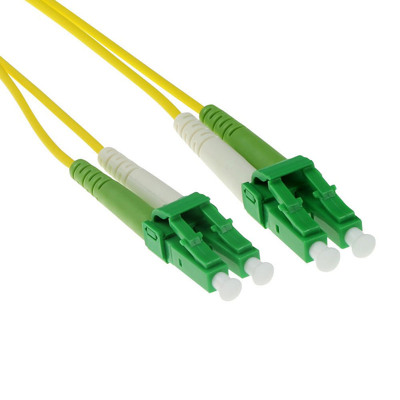 2 Meter Lszh Singlemode 9 125 OS2 Fiber Patch Cable Duplex With Lc APC8 Connectors