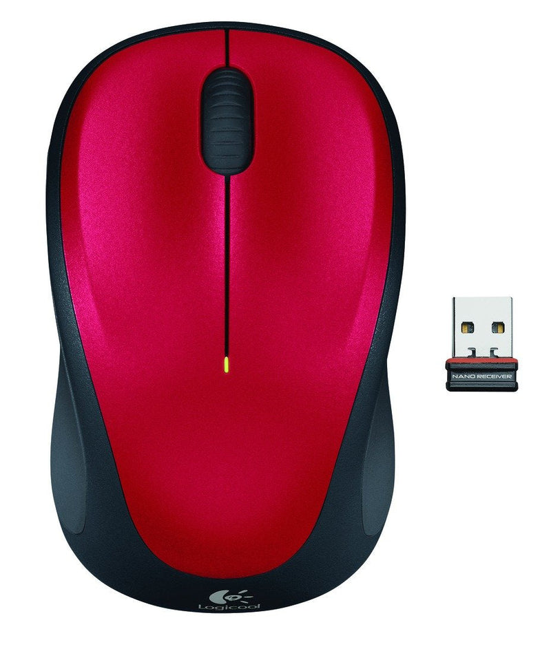 Logitech Mouse M235 Wireless Red 910-002496
