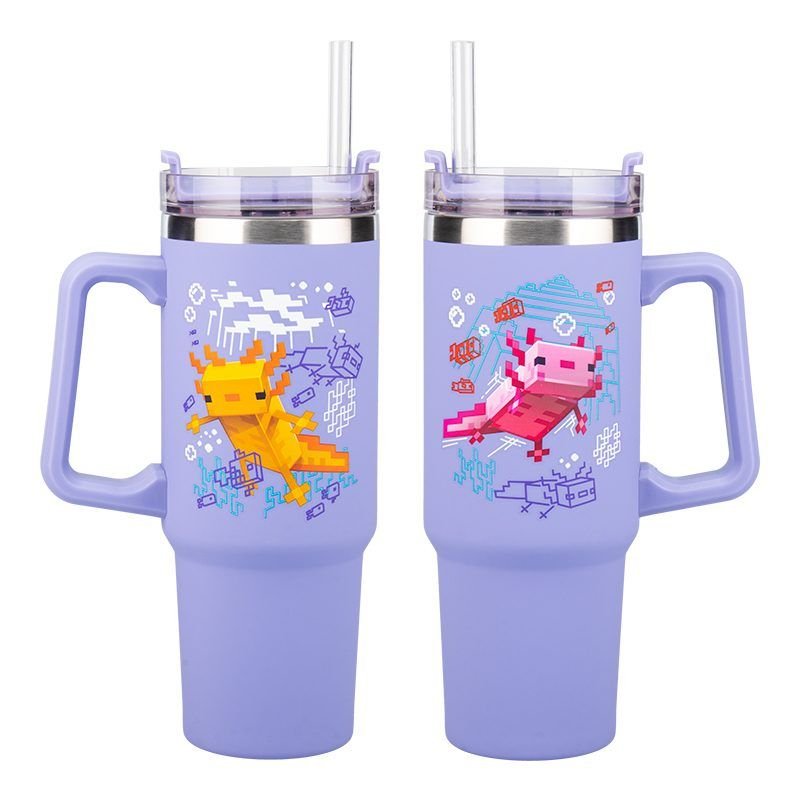 Paladone Glass Thermos With Pajita Minecraft