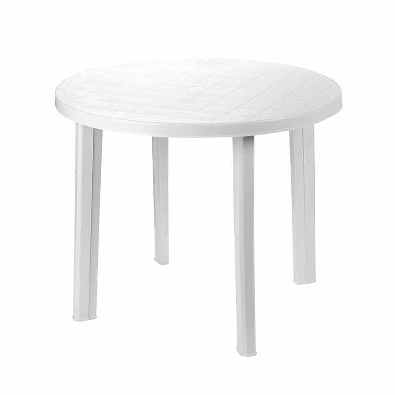 Desk Redonda Colour White 90X90X72CM Ipae Progarden
