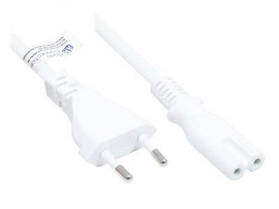 Good Connections Euro-cable Power An C7/Euro 8 Bu. White 1,8M — image 1