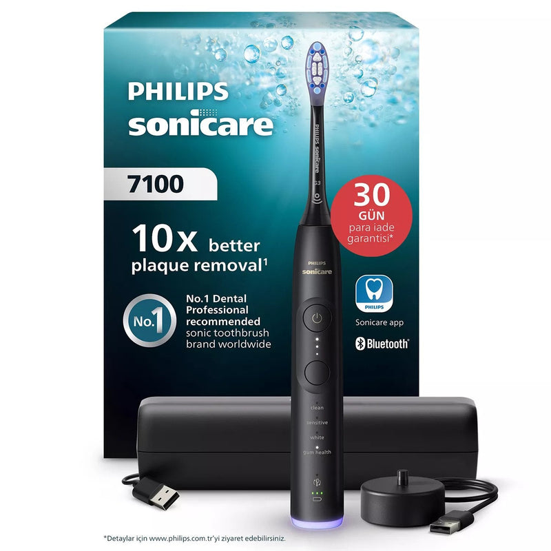 Philips Brush Teeth HX7421/01 / Sonicare 7100 Etui Black