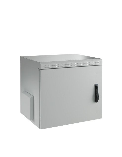 19 Cabinet Mural IP55, 16HE, Stahltr, Depth 600MM, RAL7035