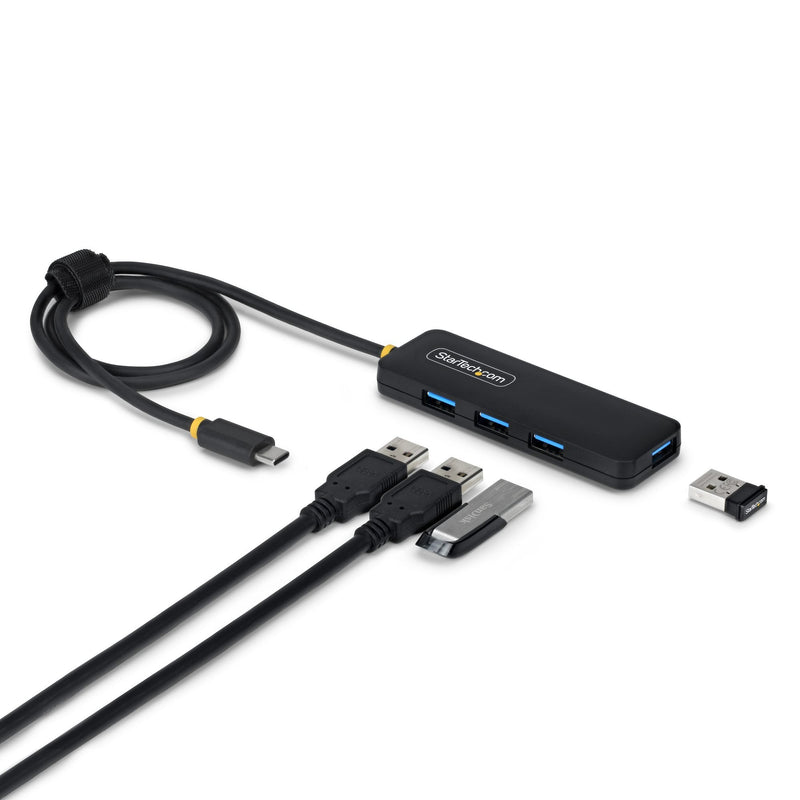 Hub USB-C 4 Ports USB-A - 5Gbps - Alimentado Bus