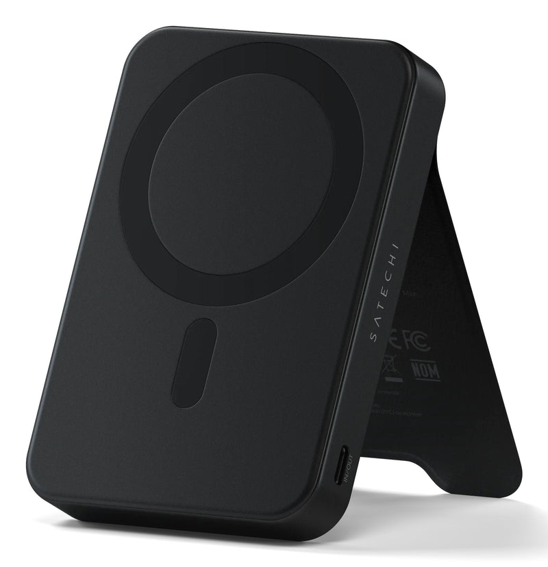 Onthego Magnetic QI2 Powerbank Stand 10000MAH Black