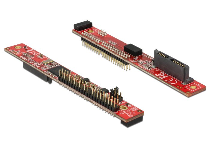 Delock 62687 Convertidor Slim SATA 13 Contactos Male Ide 44 Contactos Male