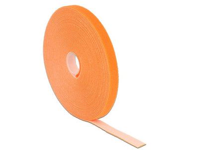 Delock 18744 Tape Velcro Roll 10M X An 13MM Orange — image 1