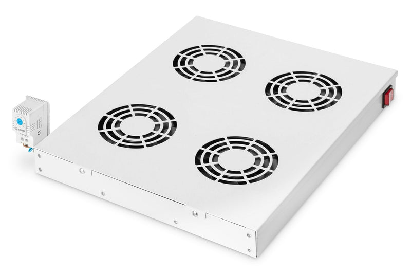 Digitus Fan Empotrado Rm With 4 Fans Armarios Pie, 45X330X483MM