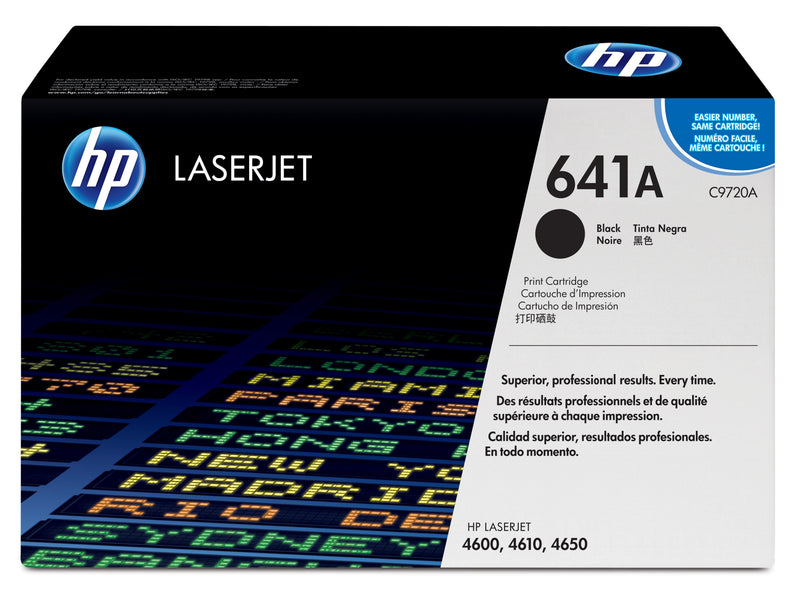HP Genuine Toner 641A Black C9720A