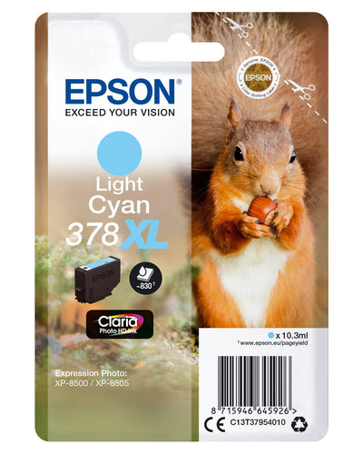 Epson Genuine Ink Nº378 XL High Capacity Cyan Claro — image 1
