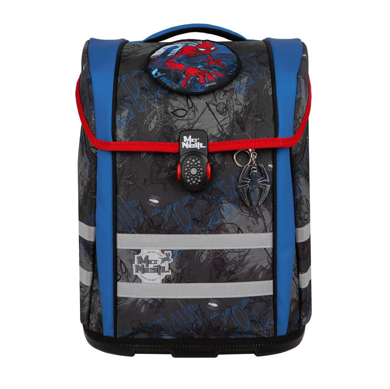 Mcneill Set Of Backpack School Perfecto 5TLG. Marvel-spider Man