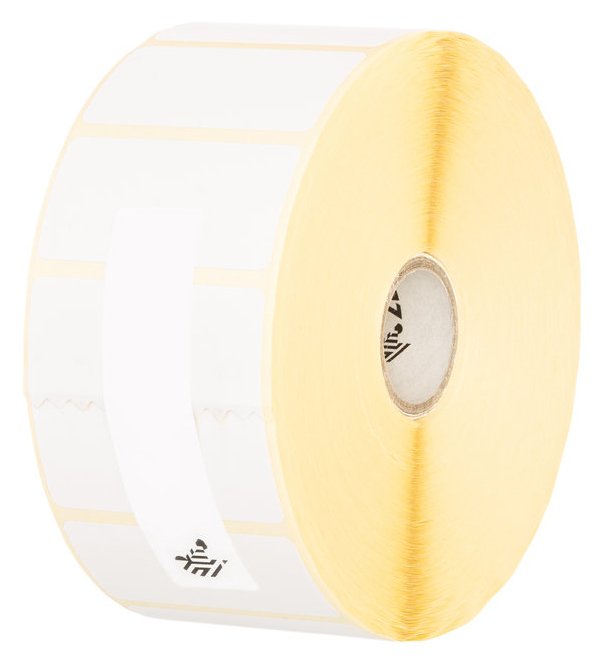 Zebra Z-select 2000T - Matte - Adhesive Acrílico Permanente - Revestido - Perforado - 57 X 19MM 31980 Etiqueta