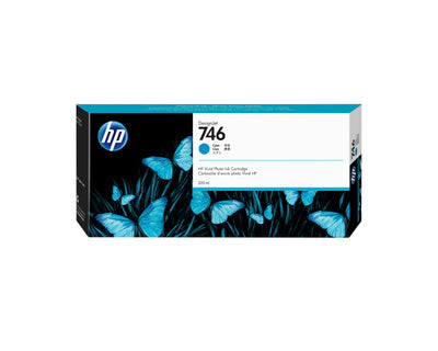 HP Nº 746 300ML Cyan Ink Cartridge P2V80A — image 1