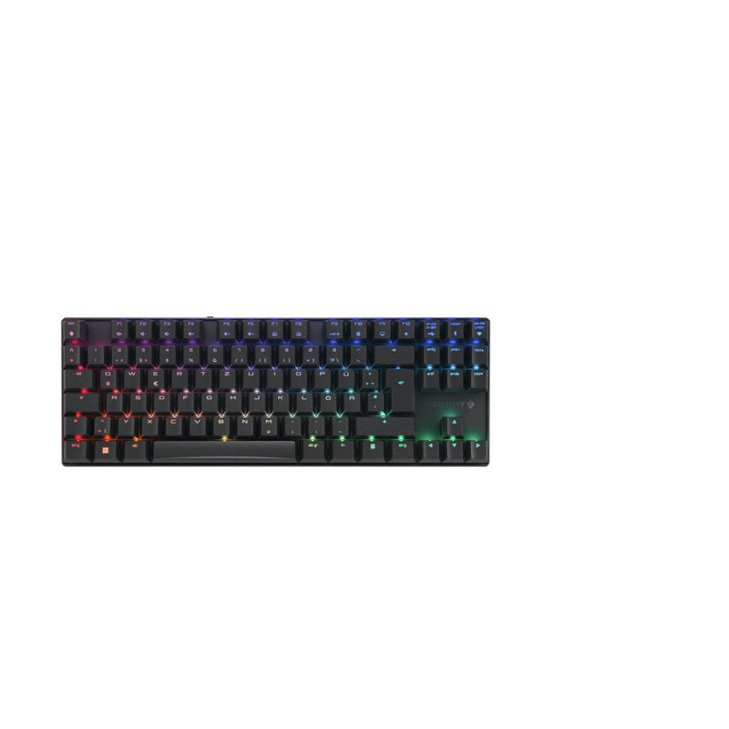 Cherry Teclado German Mx 8.2 Tkl Inalámbrico RGB RF Inalámbrico + Bluetooth Qwertz German Negro