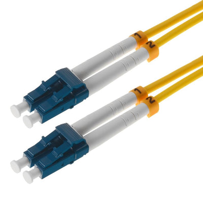Helos Lwl Network Cable Lc/Lc Duplex 9/125?M OS2 Yellow 5,0M — image 1