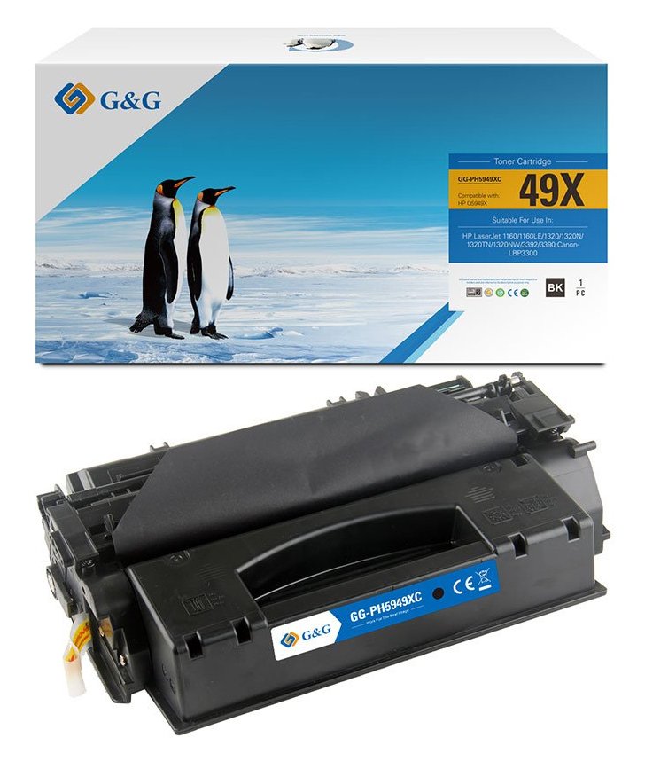 G&g Xl-toner Compatible With HP 49X, Q5949X Canon 708H