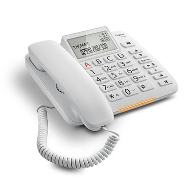 Gigaset DL380 Phone Fixed Keys Large White — image 1