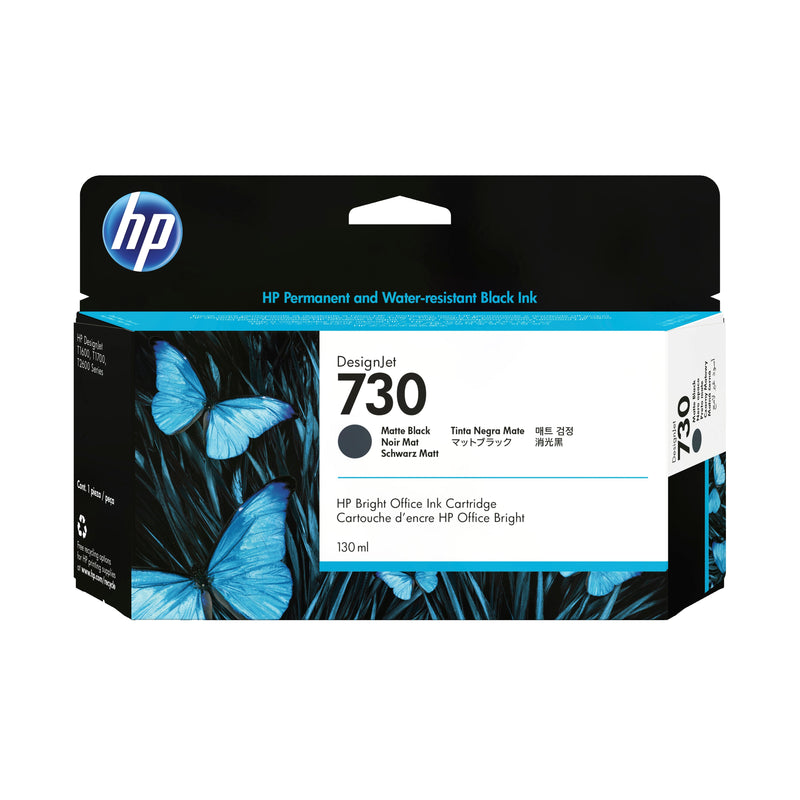 HP Genuine Ink Designjet 730 Black Matte 130ML