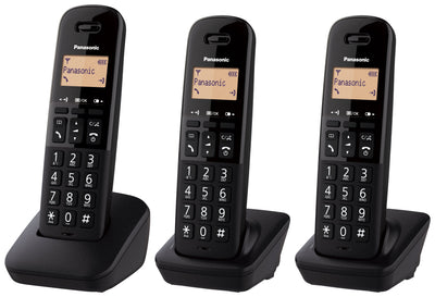 Panasonic Phone Wireless KX-TGB613JTB Pack Trio Black — image 1