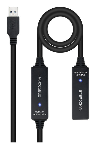 Nanocable Cable Prolongador With Amplifier USB-A 3.0 Male a USB-A Female 15M — image 1