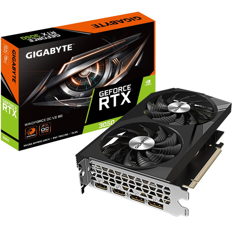 Gigabyte Graphics Card Rtx 3050 Windforce Oc V2 8GB
