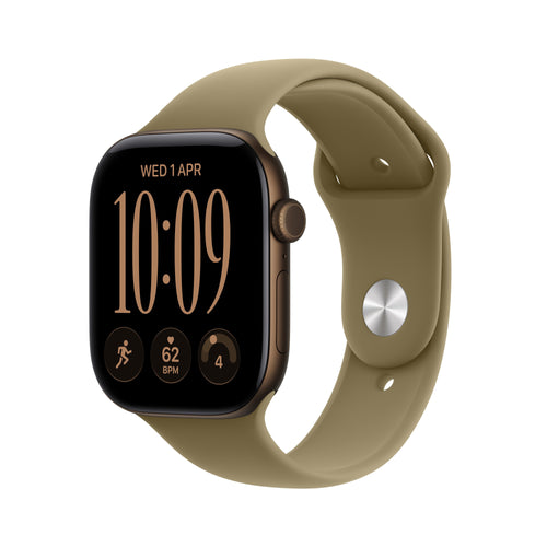 Apple Watch Series 12 Bronze Aluminium, 42MM, Strap Deportiva Oliv S/M, Cellular) MJG44ZR/a — image 1