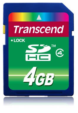 Transcend Secure Digital 4GB Sdhc Clase 4 — image 1