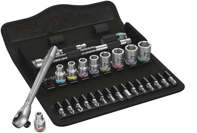 Wera 8100 Sa 10 Zyklop Metal-knarrensatz, Zöllig, 1/4, Werkzeug-set 05004020001 — image 1