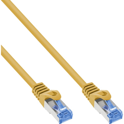 Inline® Patch Cable CAT.6A, S/FTP, Tpe (lszh), Cca, Yellow, 2M — image 1