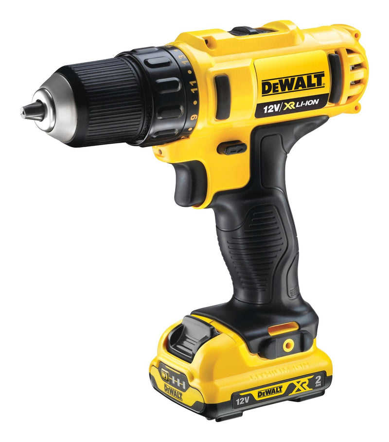 Dewalt Drill Atornillador Xr 10,8V 10MM 2 Batteries Charger And Case DCD710D2-QW