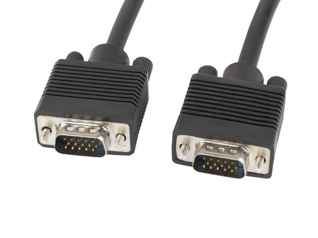 Lanberg Cable VGA Macho-macho CA-VGAC-10CC-0030-B Ferritas Black 3 Metres