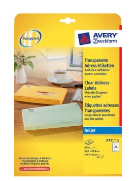 Avery Zweckform Láminas-etiquetas Dirección 63,5 X 29,6MM — image 1