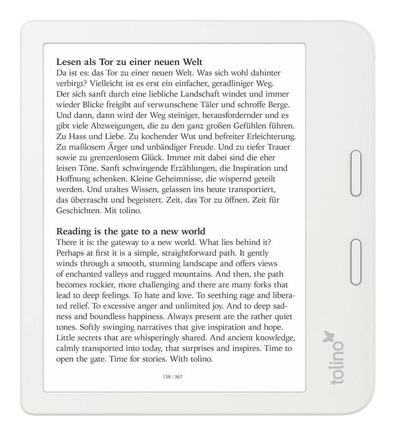 Tolino Thalia Vision Colour Ebook-reader White