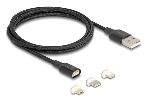 Delock USB Cable Magnetic 3 In 1 8PIN Lighting Usbmb/T-c — image 1