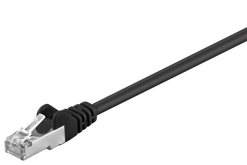 Goobay 68665 Network Cable Black 0,5M CAT.5E Sf/UTP (s-FTP)