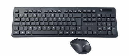 Gembird Keyboard German + Mouse Universal RF Wireless Qwertz Black KBS-WCH-03-DE — image 1
